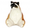 Raccoon Sitting Lomonosov Imperial Porcelain Figurine