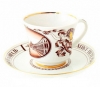Lomonosov Imperial Porcelain Tea Cup Set Palace Square 7.4 oz/220 ml