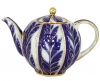 Lomonosov Imperial Porcelain Tea Pot Tulip Winter Night 3 Cups 20 oz/600 ml