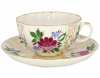 Lomonosov Imperial Porcelain Tea Set Cup and Saucer Tulip Golden Grasses 8.45 oz/250 ml