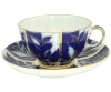 Tea Set Cup and Saucer winter night Lomonosov Imperial Porcelain