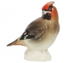 Waxwing Bird #2 Lomonosov Imperial Porcelain Figurine