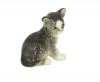 Kitten Cat Gray Lomonosov Imperial Porcelain Figurine