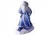 Lomonosov Porcelain Christmas New Year Figurine Blue Father Frost Santa Claus