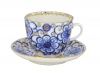  Porcelain Tulip Coffee Cup and Saucer Bindweed 4.7 oz/140 ml