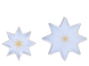 Lomonosov Porcelain Star Serving Platter Dish Set Azur