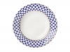 Lomonosov Porcelain Soup Plate Cobalt Net 