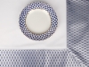 Imperial Porcelain Lomonosov Tablecloth Cobalt Net 70"x70" Blue-Gray