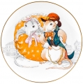 Decorative Wall Plate 2020 Year of RAT Mice Couple