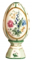 Easter Egg on Stand Buttercup Flowers Lomonosov Imperial Porcelain