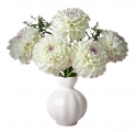 Flower Vase Tulip Snow White Lomonosov Imperial Porcelain