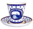 Lomonosov Imperial Porcelain Mug Hermitage Bridge Leningradskii-2 12.2 fl.oz/360 ml