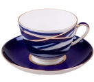 Lomonosov Imperial Porcelain Tea Set Cup and Saucer Spring Cocoon 7.8 oz/230 ml