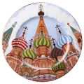 Decorative Wall Plate Russian Domes 10.4"/265 mm Lomonosov Imperial Porcelain
