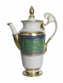 Lomonosov Imperial Porcelain Coffee Pot Alexandria Golden 52 21 fl.oz/620 ml