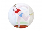 Decorative Wall Plate Summer Olympic Games Shot Put 10.8"/275 mm Lomonosov Imperial Porcelain