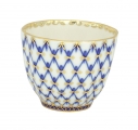 Imperial Lomonosov Porcelain Tulip Coffee Tea Pialat Piala Cobalt Net 4.7 oz/140 ml