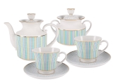 Lomonosov Porcelain Tea Set Dublin 14 items for 6 persons