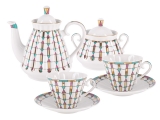 Lomonosov Imperial  Porcelain Tea Set Geometry 6/14