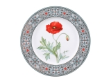 Lomonosov Porcelain Decorative Plate Poppy 10.6"/270 mm